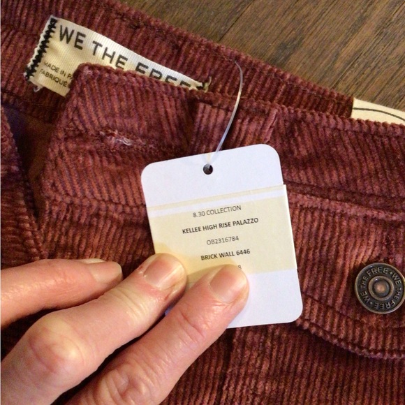 We The Free Brick Kelley high rise Corduroy Pants - Picture 2 of 8